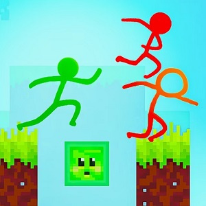 Stickman Parkour 2 : Bloc de chance