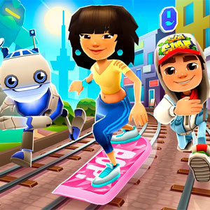 Fugindo do policial no SUBWAY SURFERS! in 2023