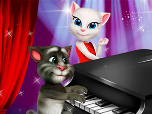 Talking Tom Piano Time Zagraj za darmo online