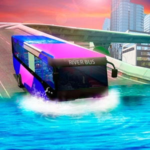 Simulador de conducción de autobuses de surf acuático 2019