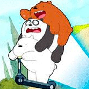 We Bare Bears: Scooter Streamers